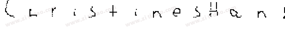 ChristinesHand Regular字体转换